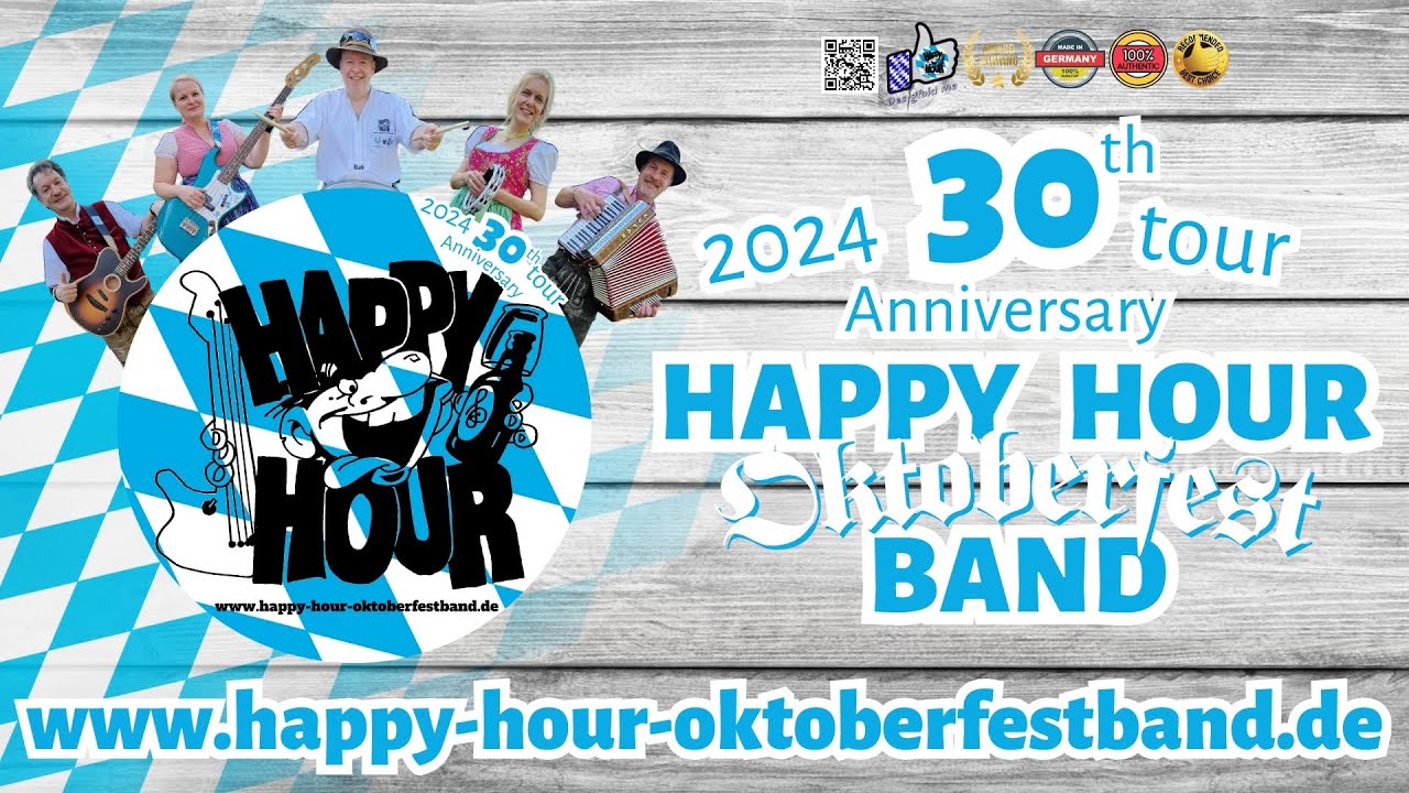 Promotional video thumbnail 4 for Happy Hour Oktoberfestband & Bavarian Partyband