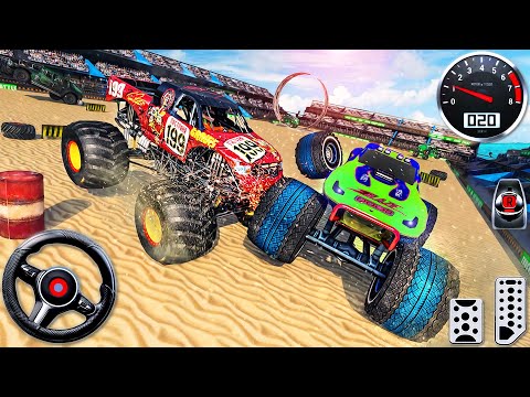 Monster Truck Real Derby Simulator - Extreme Crash Car Racing 3D - Android GamePlay #2