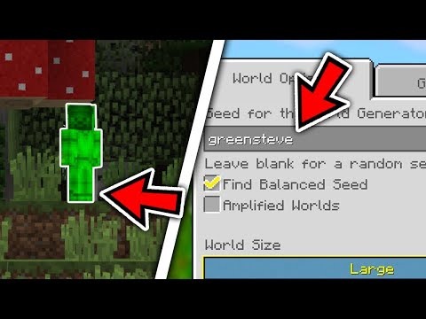 Gtxrajput Gaming - The SCARIEST Seed to Find GREEN STEVE in Minecraft! (Scary World)