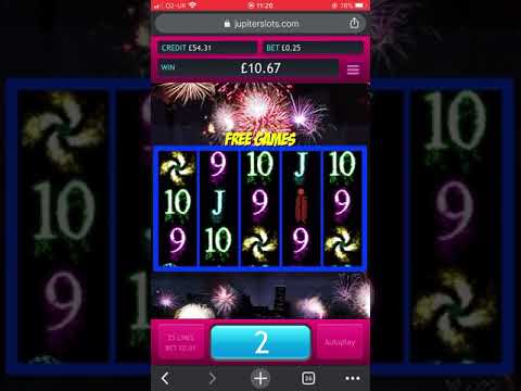 Firework frenzy Jupiter slots