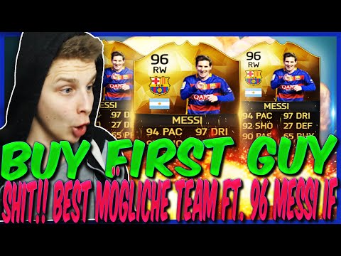 FIFA 16: MEGA BUY FIRST GUY CHALLENGE (DEUTSCH) - ULTIMATE TEAM - 96 IF MESSI! BEST MÖGLICHE TEAM!