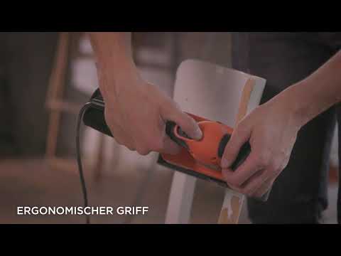 Miniatura del vídeo: Black+Decker KA320EKA (lijadora orbital 1/3 hoja)