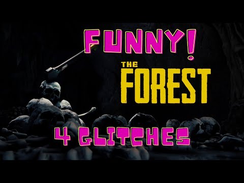 4 Funny glitches in the forest!! (VERY FUNNY)