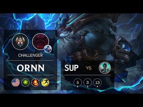 Ornn Support vs Karma - NA Challenger Patch 9.19