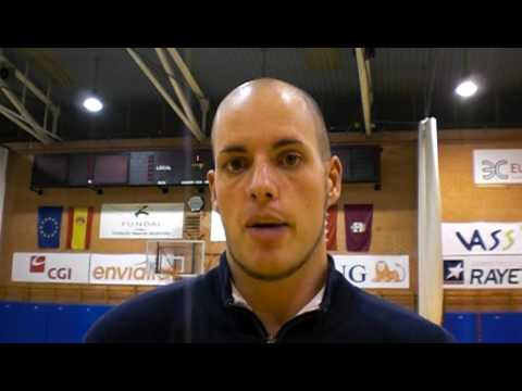 Lluis Tunez después del Alcobendas - Sant Adriá