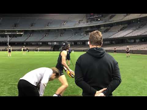 Sturt’s Riley Grundy - Field Kicking AFL Combine