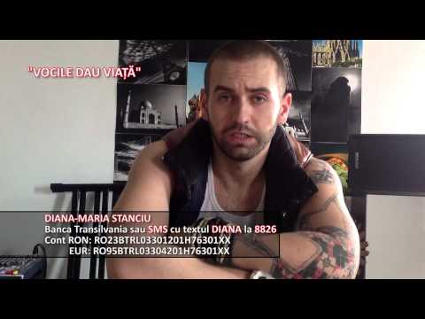 Silviu Pasca este alaturi de Diana  si face parte din campania "Vocile dau viata"