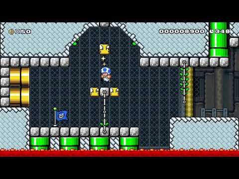 [SDW2] 1-6 Deepwood Dungeon by Sypher - Super Mario Maker 2 - No Commentary 1bz