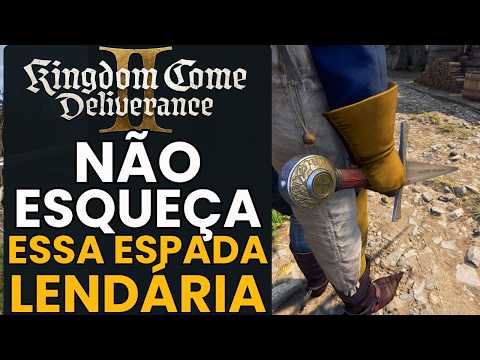Não Perca: Só Existe 1 Chance de Obter Essa Espada Lendária em KCD2!