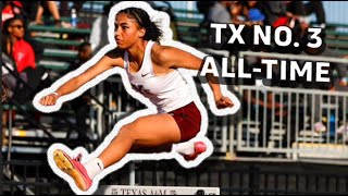 Third-Fastest Texan Ever! Yierra Flemings Posts 40.74 300m Hurdles Run At Texas A&M Bluebonnet