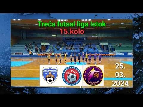 KMF JAGODINA-KMF BRĐANKA ALEKSINAC 7-5(3-5) 15.kolo Treća futsal liga Istok FSRIS 25.03.2024.