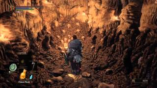 DARK SOULS™ III - Path to Mound-makers Covenant, Cliff Underside bonfire, Cornyx