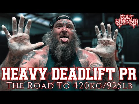 HEAVY DEADLIFT PR | The Road To A 420kg/925lb Deadlift | Deadlift Destroyer Week 5