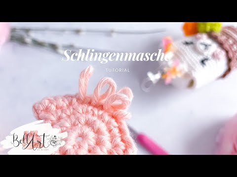Schlingenmaschen (Schlaufenmuster) häkeln