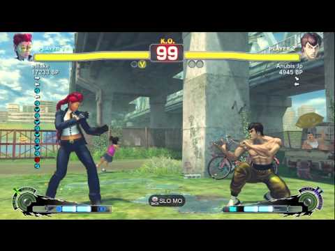 Uryo [Viper] vs Anubis Jp [Fei] SSF4 Japanese Online Ranked Matches - TRUE-HD