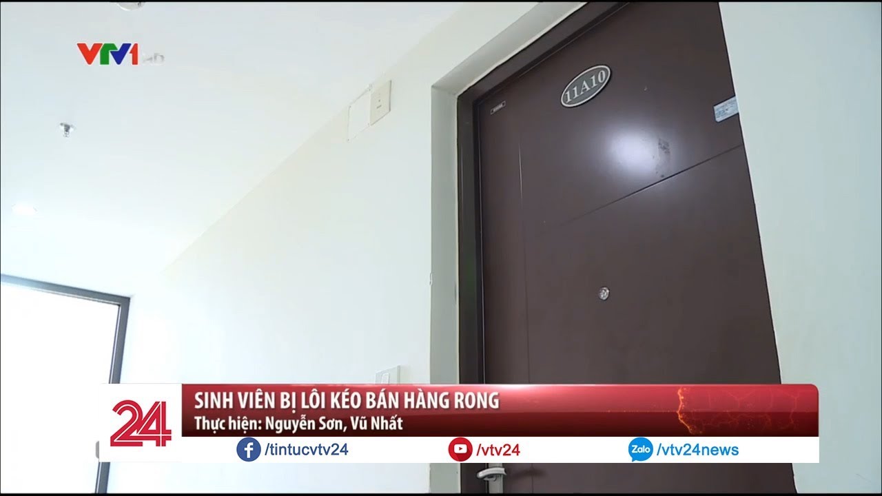 Sinh viên bị lôi kéo bán hàng rong - Tin Tức VTV24