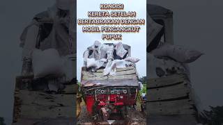 Download lagu 😶‍🌫😓KASIHAN PAK SOPIR, KERETA LOKOMOTIF CC 203 JUGA HANCUR #shorts #keretaapi #viralvideo #mobiltruk mp3