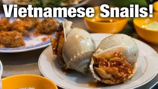 Vietnamese Snail Feast in Saigon - Ốc A Sòi Restaurant - YouTube