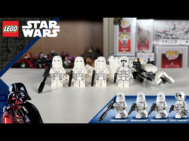 Vídeo relacionado con LEGO 75320 Star Wars Pack de Batalla: Soldados de Las Nieves, Incluye 4 Minifiguras, Armas y Moto de Juguete del Imperio Contraataca, Regalo para Niños y Niñas a Partir de 6 Años