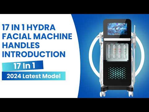 17 In 1 Hydra Facial Machine Handles Installation and Introduction | Canta Esthetic Elite System