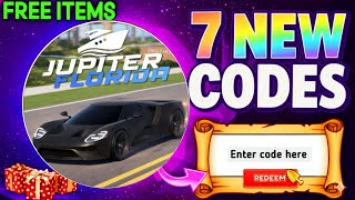 *SECRET UPDATE NOW!* | Jupiter, Florida CODES 2026 (ROBLOX Jupiter Florida)