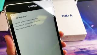 Galaxy Tab A: How to do a Software Update