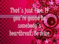 Somebody's Heartbreak - Hunter Hayes (Lyrics)
