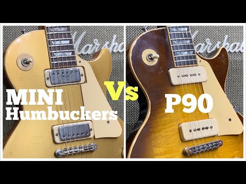 P90 Vs Mini Humbuckers for GIBSON LES PAUL - Comparison!