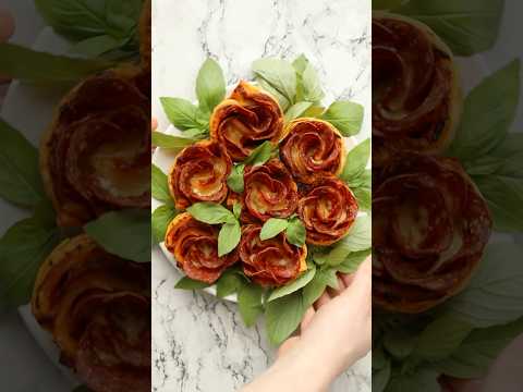 Pepperoni Pizza Roses