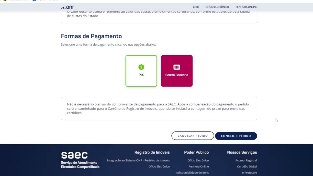 Certidão Digital - Registro de Imóveis