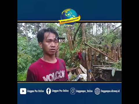 Hujan Deras, Rumah Hancur Ditimpa Pohon di Batu Urip 