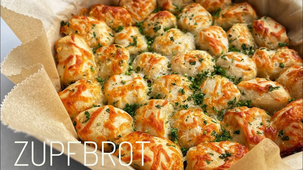 PIKANTE PARTYBRÖTCHEN MIT CREME FRAICHE - Einfache Rezepte