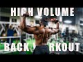 HIGH VOLUME BACK TRAINING | Natural Bodybuilder | Jerry Tamfu