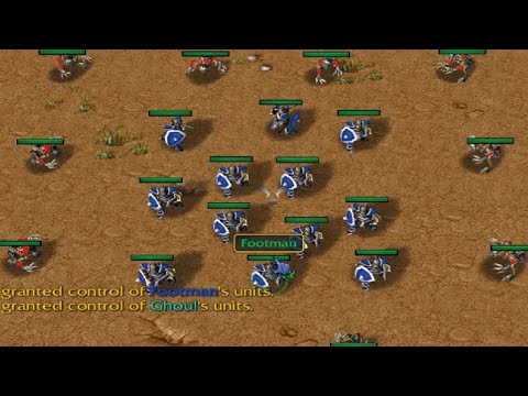 【小黄】12 Footman vs 12 Ghoul (All FullGrade)