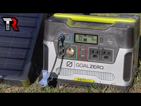 OFF GRID POWER - Goal Zero Yeti 400 & Boulder 50 Solar Panel Review