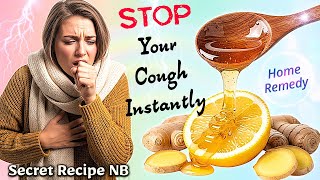 My Secret Recipe to Stop Coughing Instantly! 🔥 Honey, Lemon & Ginger