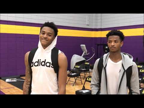 Jevon Berry and Rodney Munson discuss clutch plays to help LSUA knock off No. 2 LSUS