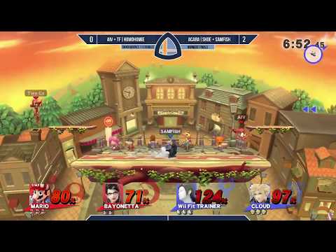 Sm4sh@Mines 112 - AIV + TF|HomoHomie Vs. AcaRa|Shoe + SAMFISH - Doubles Winners Finals