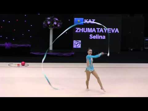 RG Senior.Selina Zhumatayeva.ribbon.KAZ * Miss Valentine 2016