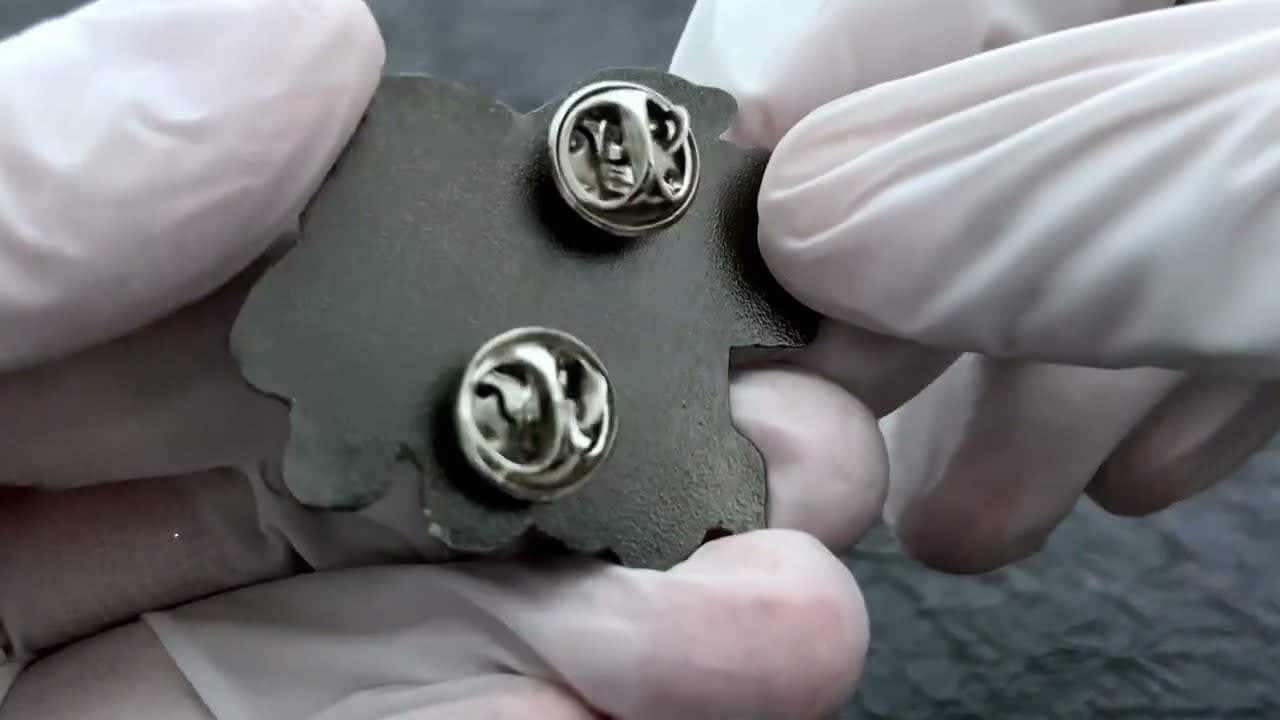 1701 - Hexapod With Wings Headless Enamel Badge Pin With Glitter Powder