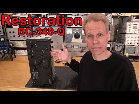 BC-348-Q Receiver Restoration - Initial Inspection And Power Up!