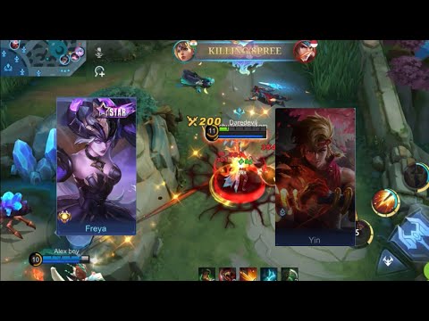 Freya Aggressive Gameplay - Yin is Disappointed when ever he Try to Kill me😭