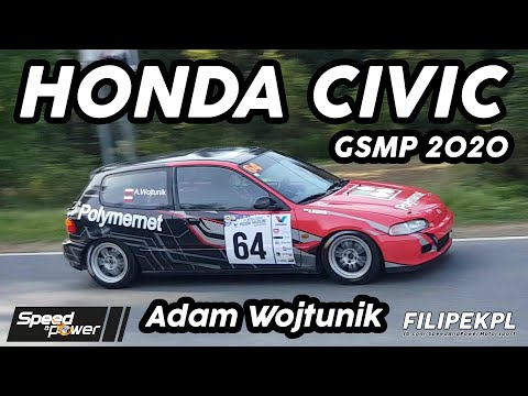 🔥HONDA CIVIC HILLCLIMB! Adam Wojtunik (GSMP 2020) Action by Speed & Power