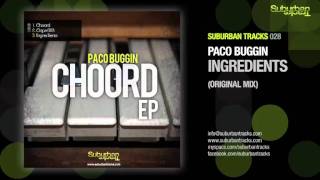 Paco Buggin - Ingredients