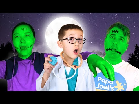 Tired ZOMBIE Epidemic in My House! | Spooky Halloween Stories by Papa Joel's English