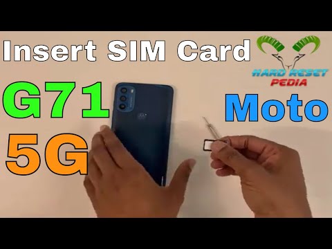 Motorola Moto G71 5G Insert SIM Card