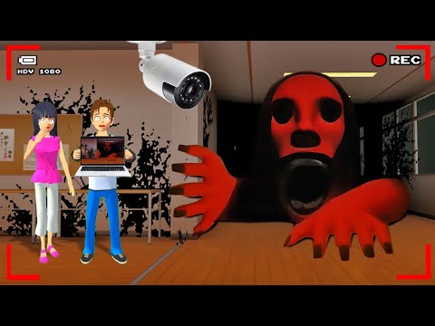 Yuta Mio Panicked CCTV Recorded the Scariest PETA PETA BOSS 😱| Sakura School Simulator