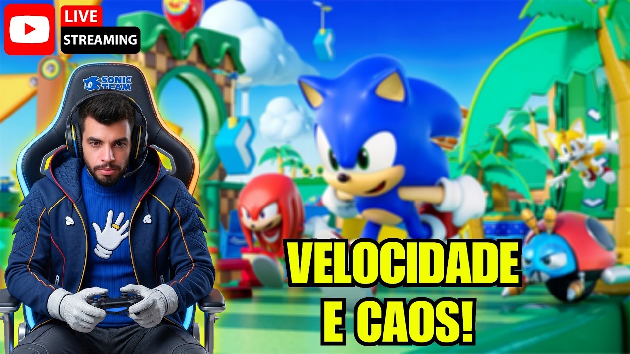 SONIC RUMBLE : JOGANDO AO VIVO! 🏃💨 Quem Vai Ser o Último Ouriço de Pé?