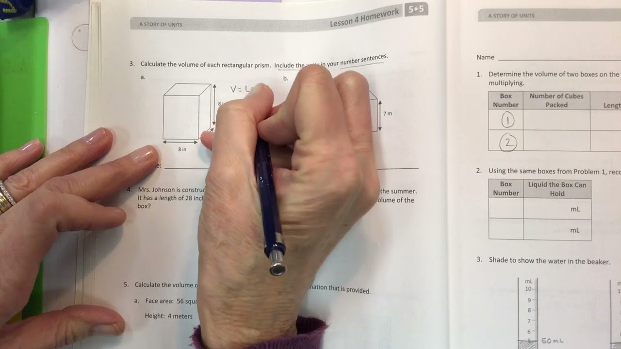 Eureka math grade 5 module 5 lesson 4 homework