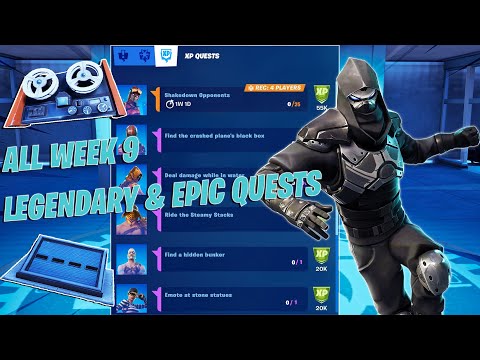 Fortnite All *LEAKED* Week 9 Legendary & Epic Quests(Challenges) Guide - Chapter 2 Season 5